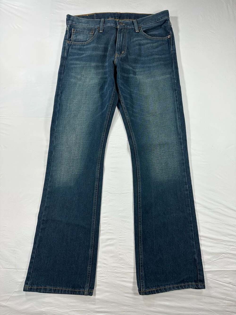 Levi's 527 Bootcut Jeans Mens Size 32x32 Blue Denim Medium Wash Faded Cowboy